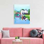 CANAL BOATS CANVAS AFDRUK (Insitu (Woonkamer))