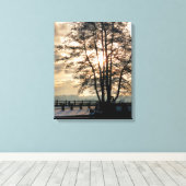 CANAL BOATS CANVAS AFDRUK (Insitu (Houten vloer))