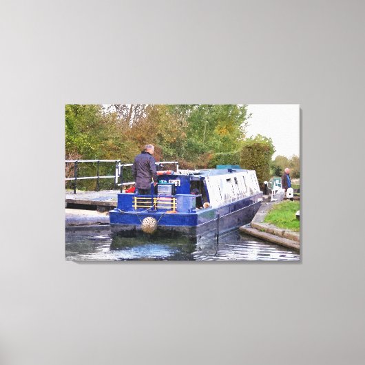 CANAL BOATS CANVAS AFDRUK (Voorkant)