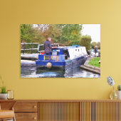 CANAL BOATS CANVAS AFDRUK (Insitu (Woonkamer))