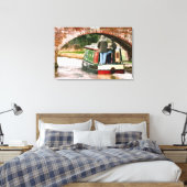 CANAL BOATS CANVAS AFDRUK (Insitu (Slaapkamer))