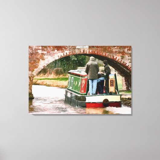 CANAL BOATS CANVAS AFDRUK (Voorkant)