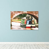 CANAL BOATS CANVAS AFDRUK (Insitu (Houten vloer))