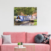 CANAL BOATS CANVAS AFDRUK (Insitu (Woonkamer))