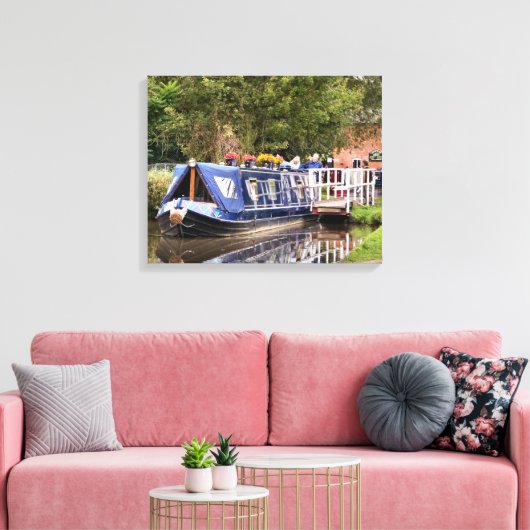 CANAL BOATS CANVAS AFDRUK (Insitu (Woonkamer))