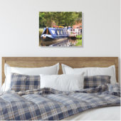 CANAL BOATS CANVAS AFDRUK (Insitu (Slaapkamer))