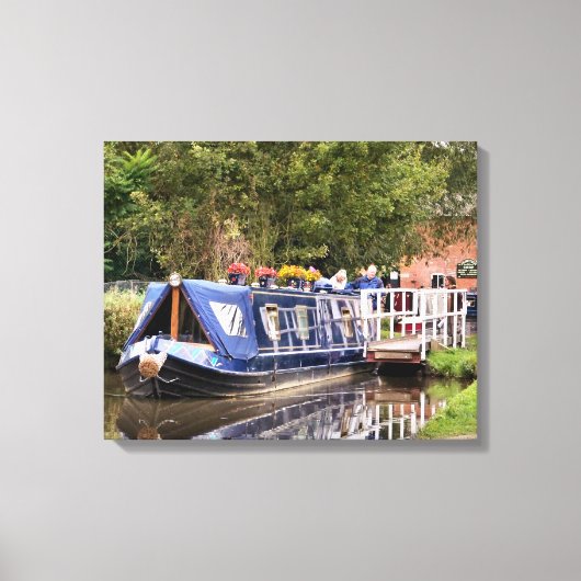 CANAL BOATS CANVAS AFDRUK (Voorkant)