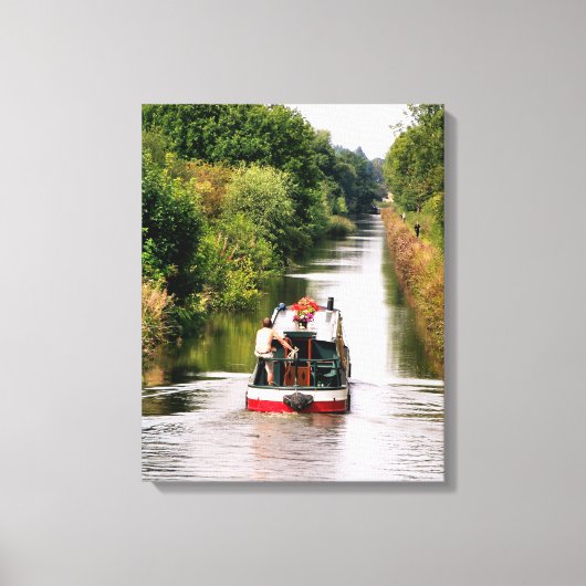 CANAL BOATS CANVAS AFDRUK (Voorkant)