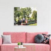 CANAL BOATS CANVAS AFDRUK (Insitu (Woonkamer))