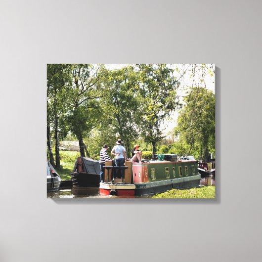CANAL BOATS CANVAS AFDRUK (Voorkant)