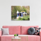 CANAL BOATS CANVAS AFDRUK (Insitu (Woonkamer))