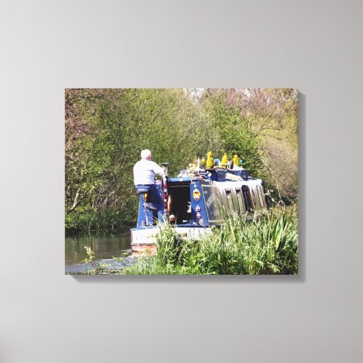 CANAL BOATS CANVAS AFDRUK (Voorkant)