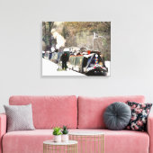CANAL BOATS CANVAS AFDRUK (Insitu (Woonkamer))