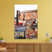 CANAL BOATS CANVAS AFDRUK (Insitu (Woonkamer))