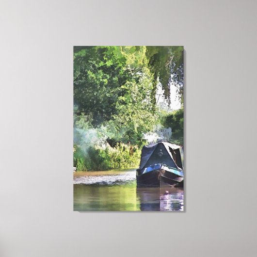 CANAL BOATS CANVAS AFDRUK (Voorkant)