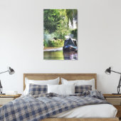 CANAL BOATS CANVAS AFDRUK (Insitu (Slaapkamer))