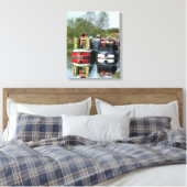 CANAL BOATS CANVAS AFDRUK (Insitu (Slaapkamer))