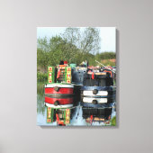 CANAL BOATS CANVAS AFDRUK (Voorkant)
