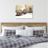 CANAL BOATS CANVAS AFDRUK (Insitu (Slaapkamer))