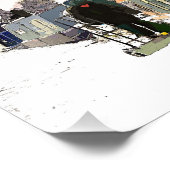 CANAL BOATS FOTO AFDRUK (Hoek)