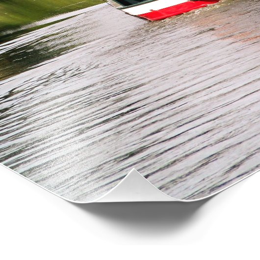 CANAL BOATS FOTO AFDRUK (Hoek)