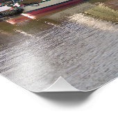 CANAL BOATS FOTO AFDRUK (Hoek)