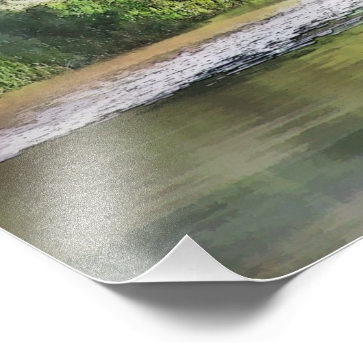 CANAL BOATS FOTO AFDRUK (Hoek)