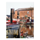 CANAL BOATS FOTO AFDRUK (Voorkant)