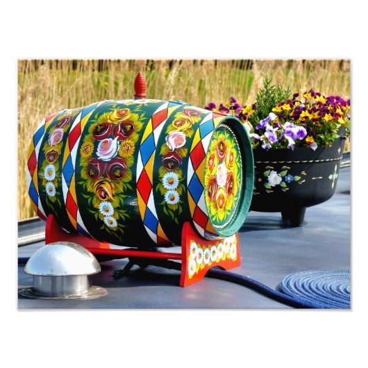 CANAL BOATS FOTO AFDRUK (Voorkant)