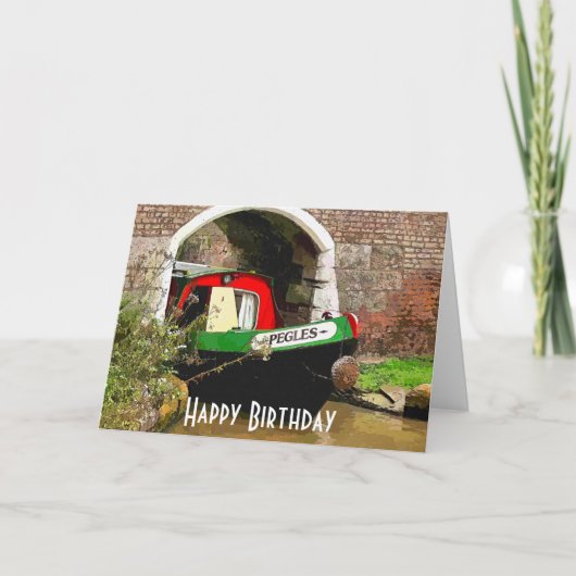 CANAL BOATS KAART (Voorkant)