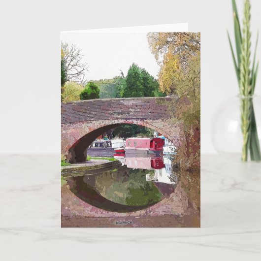 CANAL BOATS KAART (Voorkant)