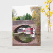 CANAL BOATS KAART (Gele Bloem)