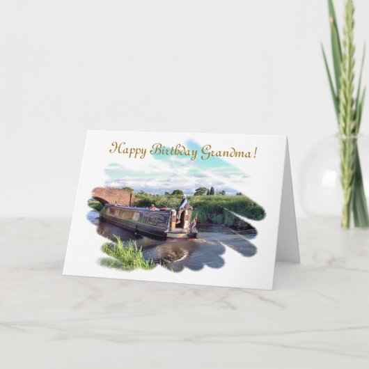 CANAL BOATS KAART (Voorkant)