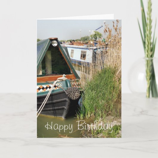 CANAL BOATS KAART (Voorkant)