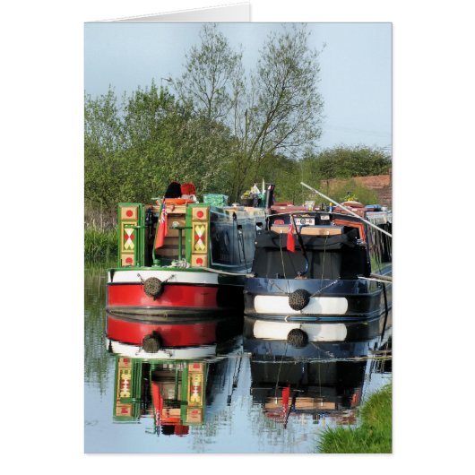 CANAL BOATS KAART (Voorkant)