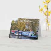 CANAL BOATS KAART (Gele Bloem)
