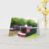 CANAL BOATS KAART (Gele Bloem)