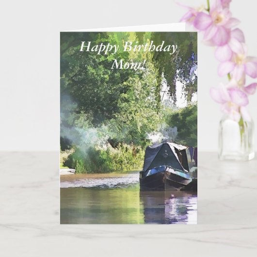 CANAL BOATS KAART (Orchidee)