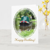 CANAL BOATS KAART (Gele Bloem)