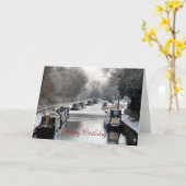 CANAL BOATS KAART (Gele Bloem)