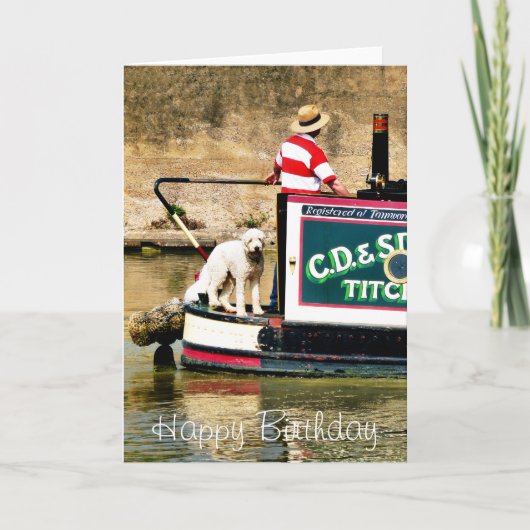 CANAL BOATS KAART (Voorkant)