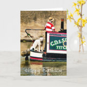 CANAL BOATS KAART (Gele Bloem)