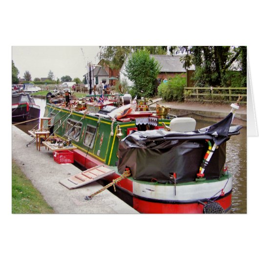 CANAL BOATS-kaart (Voorkant Horizontaal)