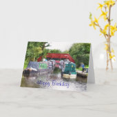 CANAL BOATS KAART (Gele Bloem)