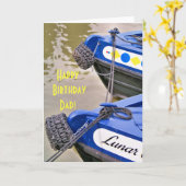 CANAL BOATS KAART (Gele Bloem)