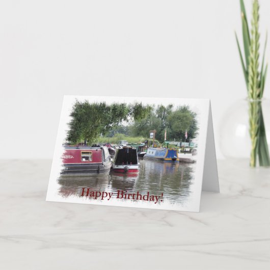 CANAL BOATS KAART (Voorkant)