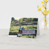 CANAL BOATS KAART (Gele Bloem)