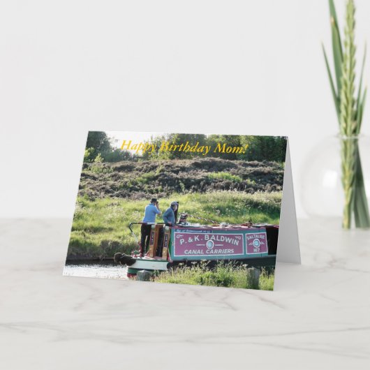 CANAL BOATS KAART (Voorkant)