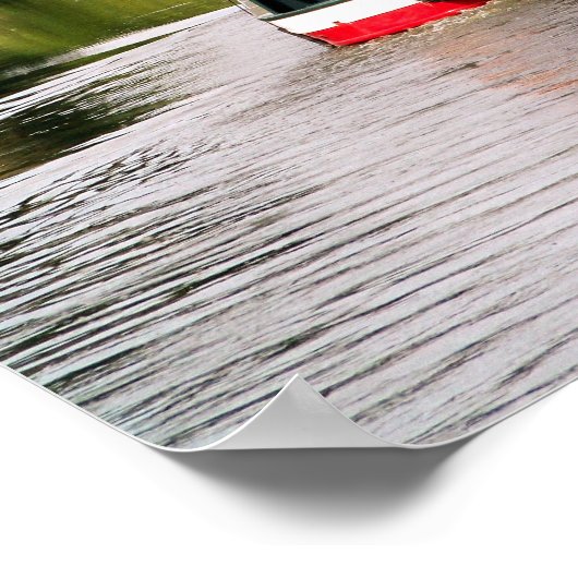 CANAL BOATS POSTER (Hoek)