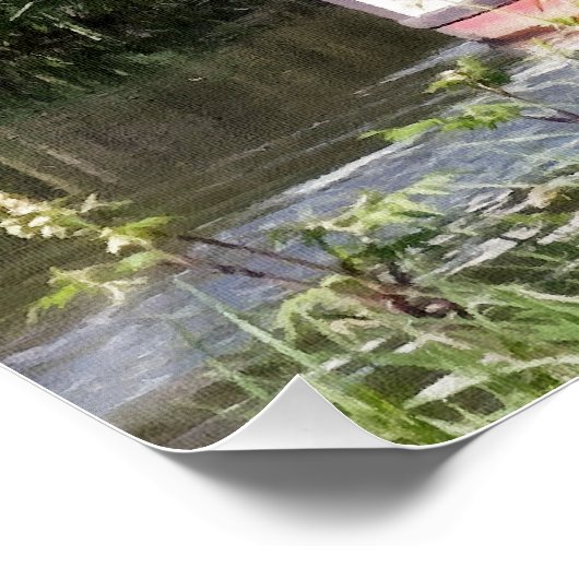 CANAL BOATS POSTER (Hoek)